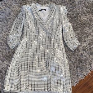 Sequin jacket/mini dress